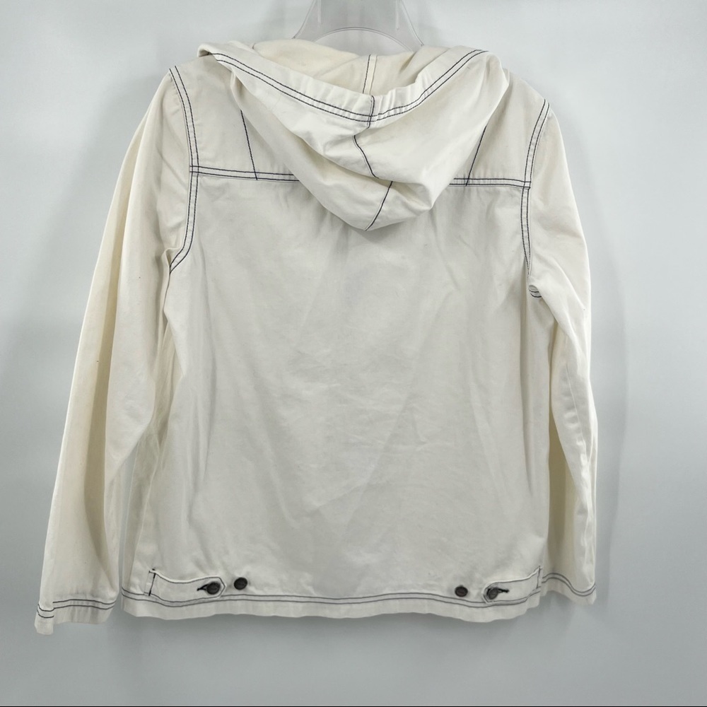 Orvis white zip up hooded lightweight jacket size M - Picture 2 of 8